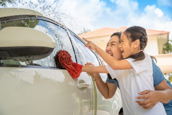 自宅での基本的な洗車手順